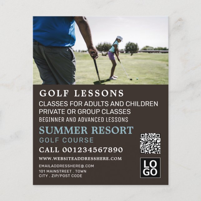 GoIf Lesson Advertising Flyer (Frente)