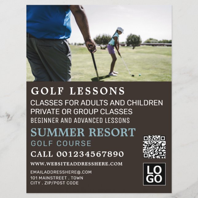 GoIf Lesson Advertising Flyer (Frente)