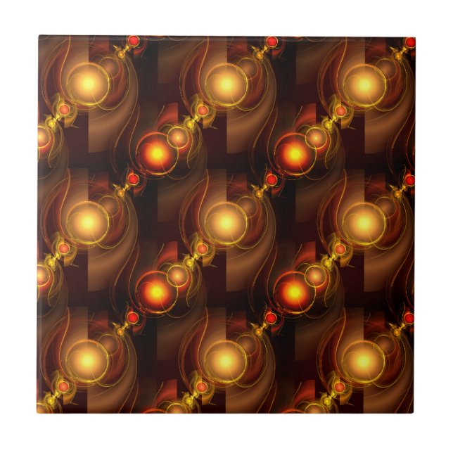 Gold Modern Boho Elegant Abstract Art Pattern #501 (Frente)