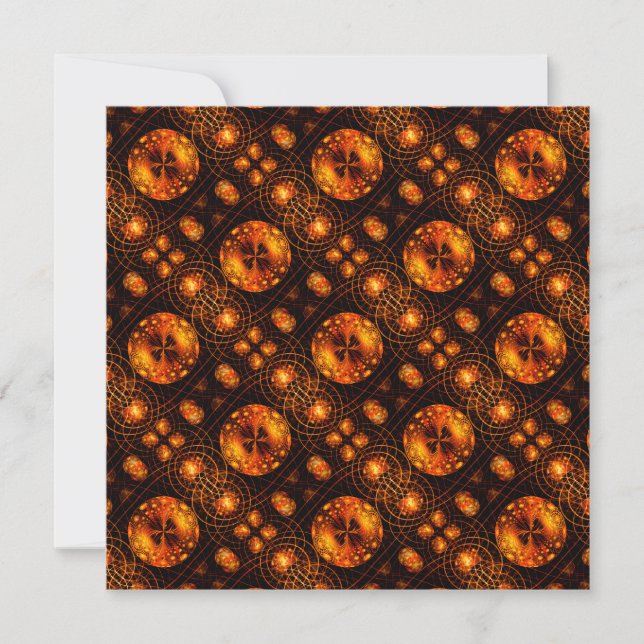 Gold Modern Boho Elegant Abstract Art Pattern #507 (Frente)