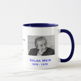 Golda Meir*, caneca de Israel