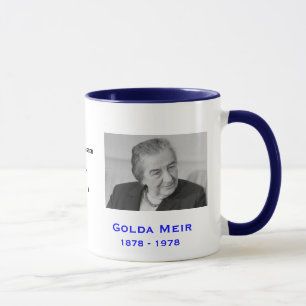 Golda Meir*, caneca de Israel