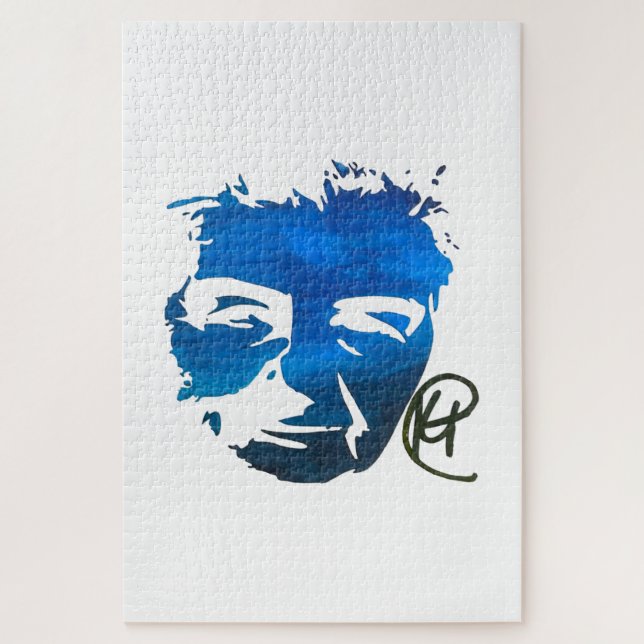 Golda Meir Splatter Art Quebra-cabeça (Vertical)