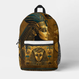 Golden Ancient Print | Cut & Sew Bag