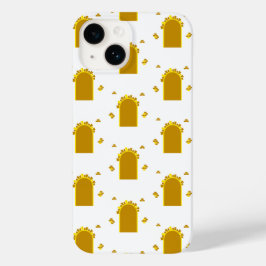  Golden Archway Portal – Minimalist Abstract