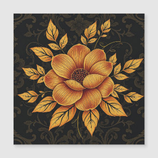Golden Bloom Floral