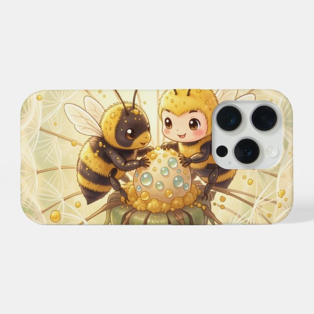 Golden Bumblebee in Bloom Dance.5 (Verso Horizontal)