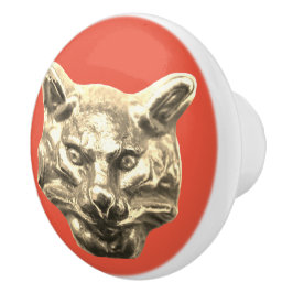 Golden Cat – goldene Katze – vergoldeter Kater