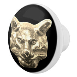 Golden Cat – goldene Katze – vergoldeter Kater