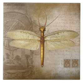 GOLDEN DRAGONFLY TILE