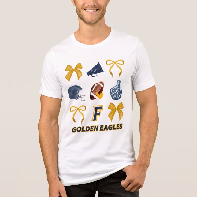 Golden Eagle Bow Tee (Frente)