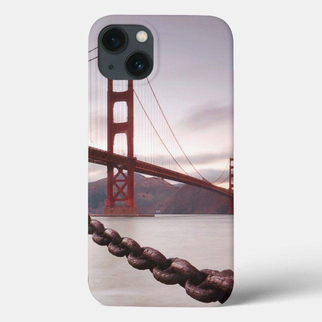 Golden Gate Bridge against mountains (Verso)