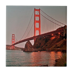 Golden gate bridge em Sun para baixo