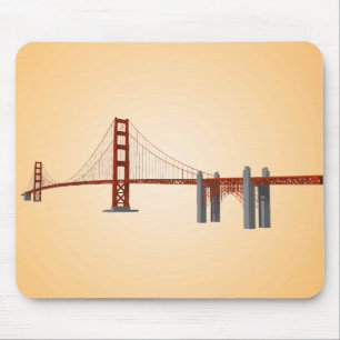 Golden gate bridge: modelo 3D: Mousepad