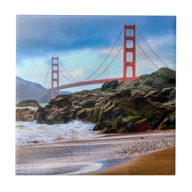 Golden gate bridge no por do sol (Frente)