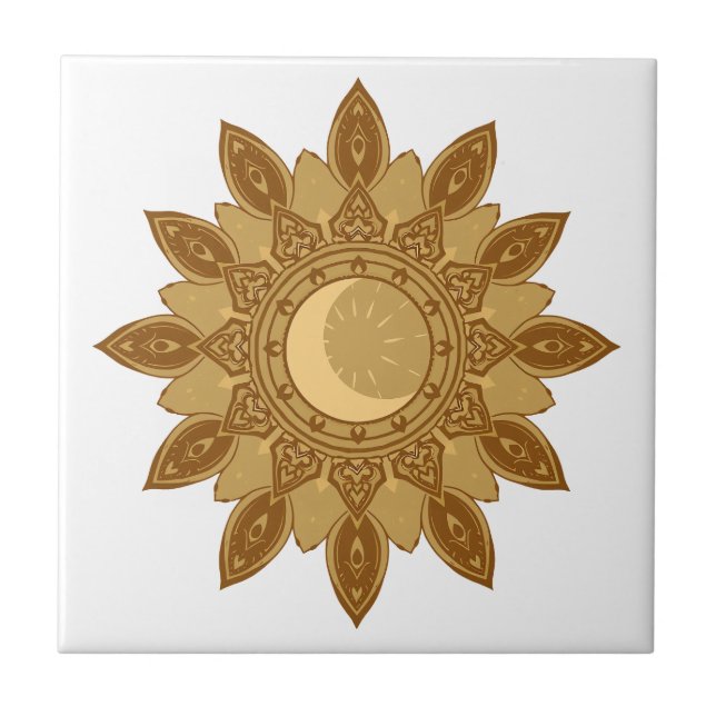 Golden Mandala Ceramic (Frente)