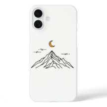 “Golden Moon & Peaks” Minimalist
