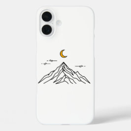 “Golden Moon & Peaks” Minimalist