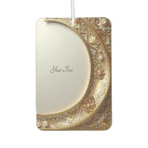 Golden Ornate Frame Air Freshener