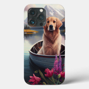 Golden Retriever em um Caiaque: Uma Aventura Cênic
