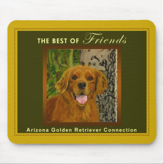 Golden retriever Mousepad do ouro clássico & da