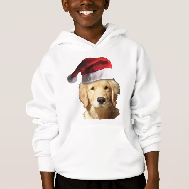 Golden retriever Papai Noel (Frente)