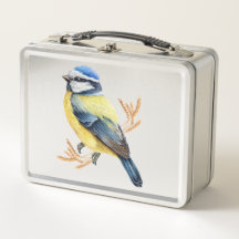 Golden Wheat and Blue Tit