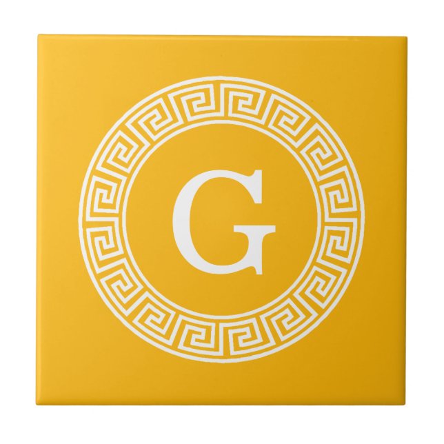 Goldenrod Qual Quadro-Chave Grego Quadro-Chave Mon (Frente)