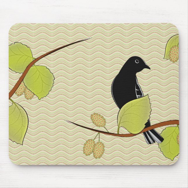 Goldfinch & Mulberry Mousepad (Frente)