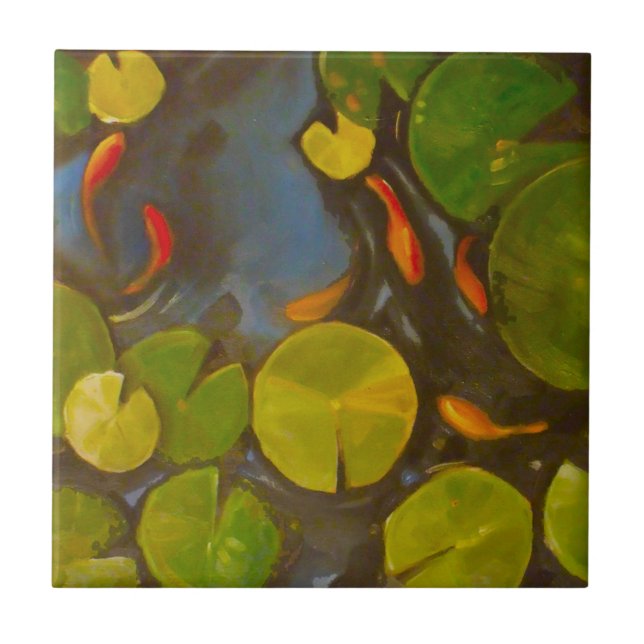 Goldfish Koi Pond Water Lily (Frente)