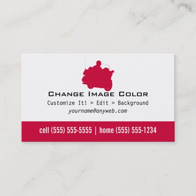 Goldwing - cartão de assunto pessoal (Frente)