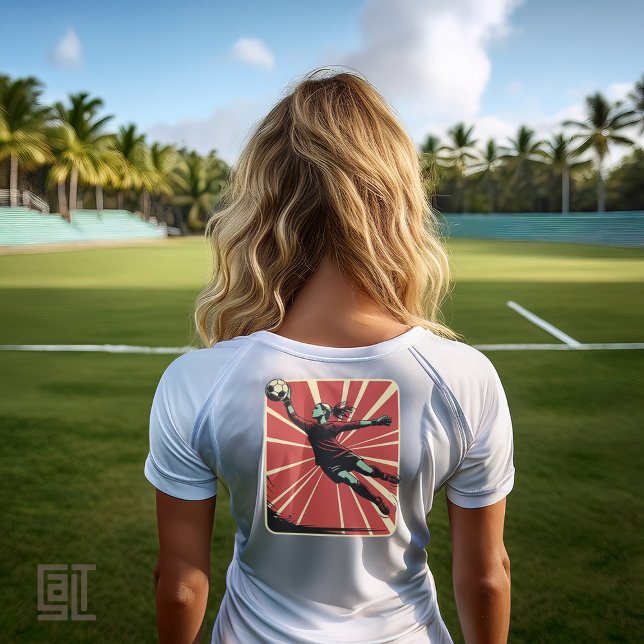 Goleira de Futebol Feminino Retrô (Criador carregado)