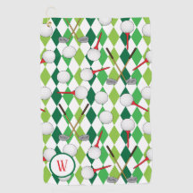 Golf Argyle - Monograma de Golfe Padrão