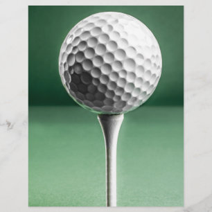 Golf Ball em Tee