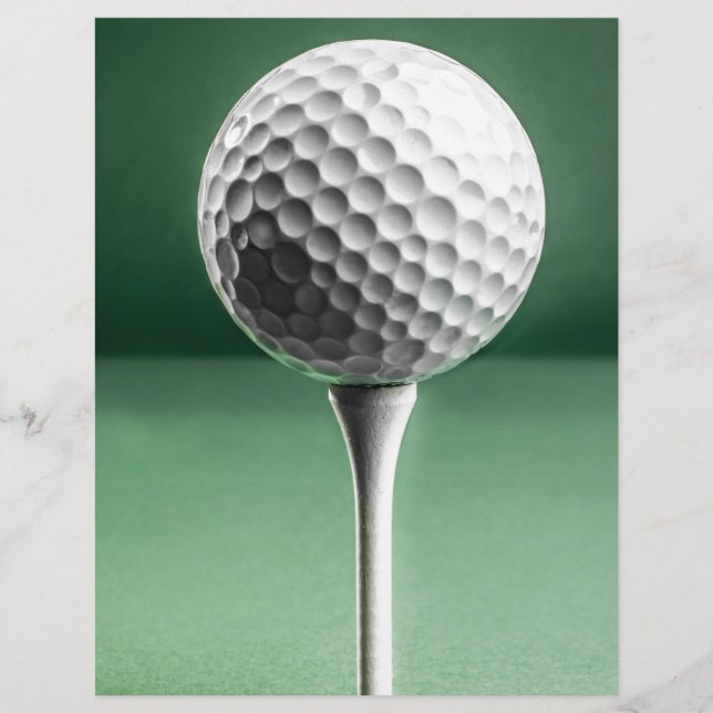 Golf Ball em Tee (Frente)
