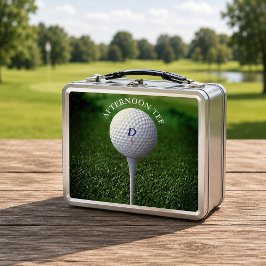 Golf Ball Monograma Tarde Golfe