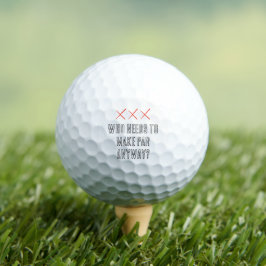 Golf Ball não pode deixar Par Golfer Engraçado