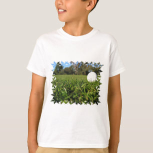 Golf Ball no Curso de Golfe - Camisa Juvenil