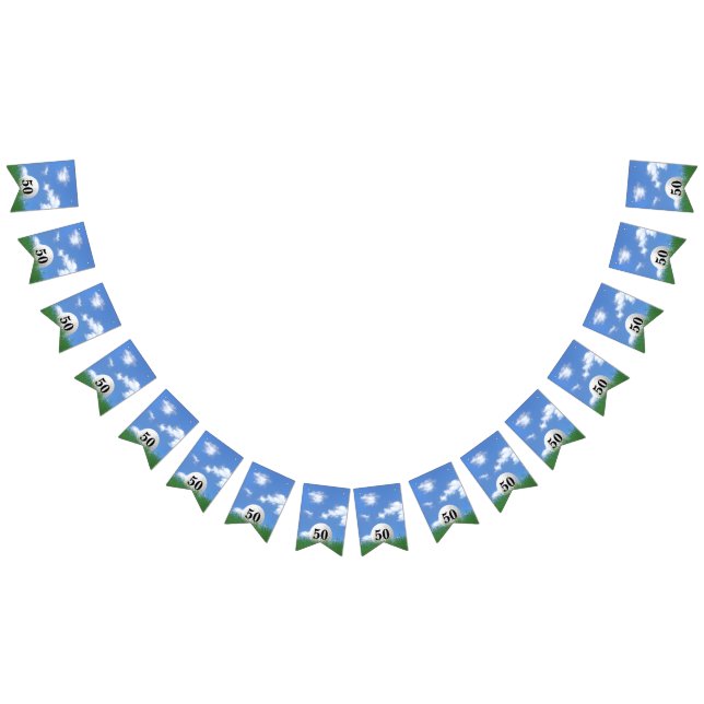 Golf Ball para Bandeiras Bunting do 50º aniversári (Todos)