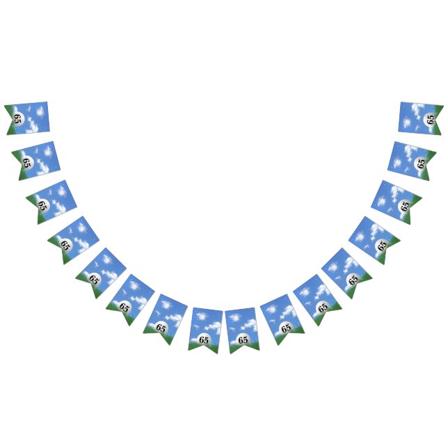 Golf Ball para Bandeiras Bunting do 65.º aniversár (Todos)