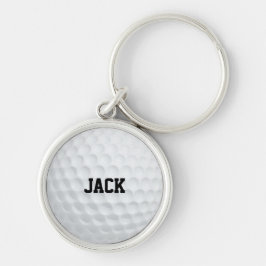 Golf Ball parece Chaveiro personalizado