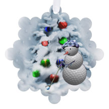 Golf Ball Snowman Natal