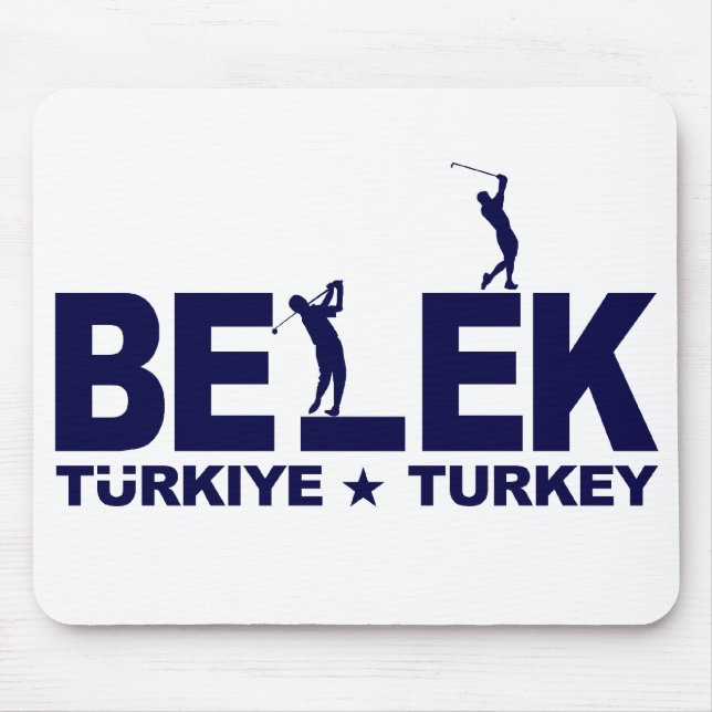 GOLF BELEK mousepad - azul (Frente)