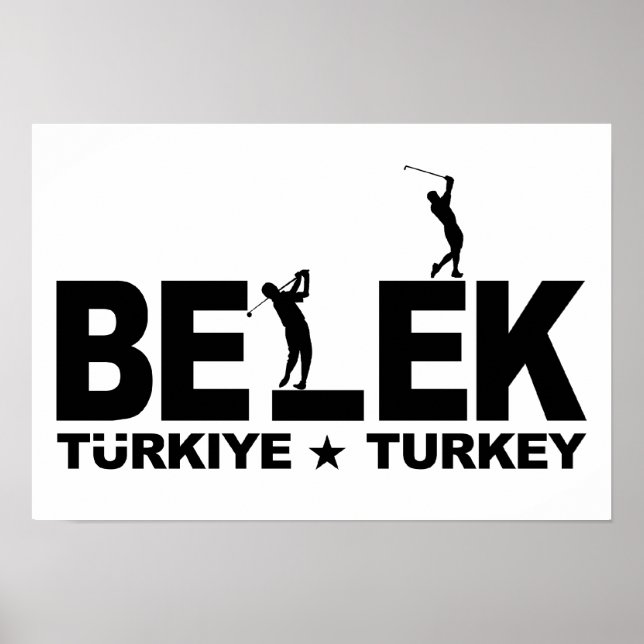 GOLF BELEK poster (Frente)