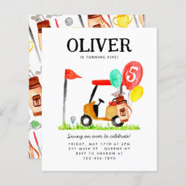 Golf Carrinho de Golfe Balão Crianças Golfer Anive