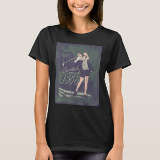 Golf Club 1956 Tournament Lady Golfer Camisetas