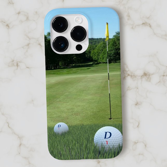 Golf Course Fotografia Golfer Fairway Monogrammed  (Criador carregado)