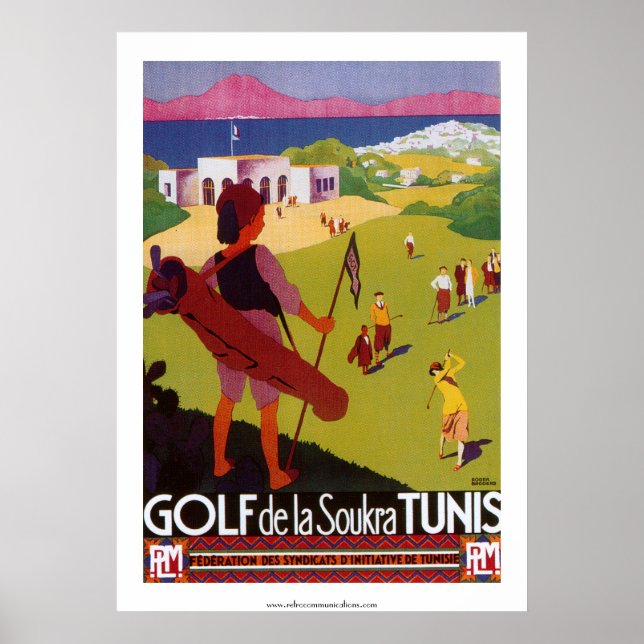 Golf de la Soukra Tunis Poster (Frente)