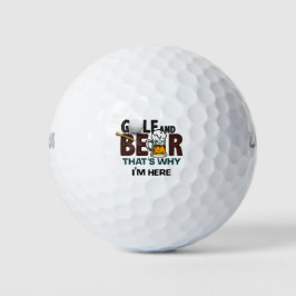 Golf e Beer é por isso que estou aqui