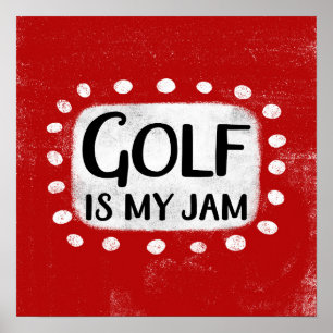Golf É Minha Arte De Poster